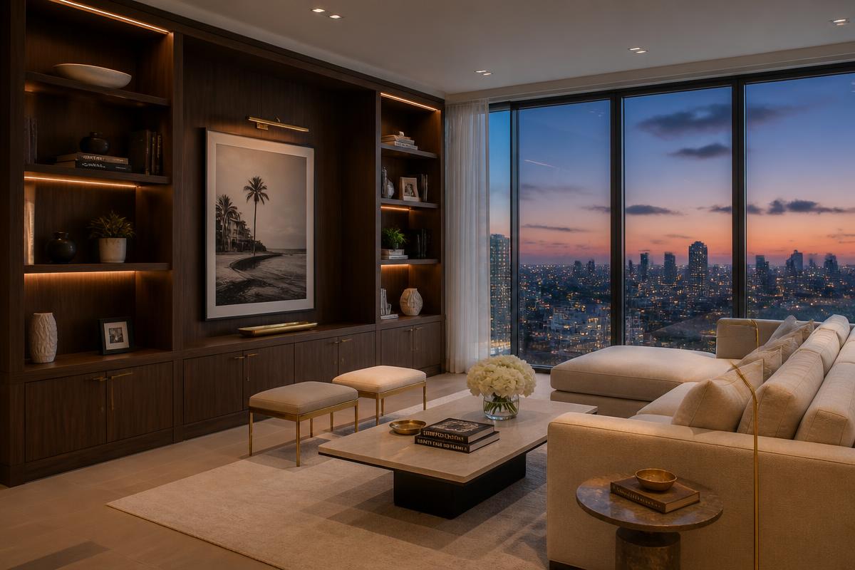 Living Room — Brickell Residence